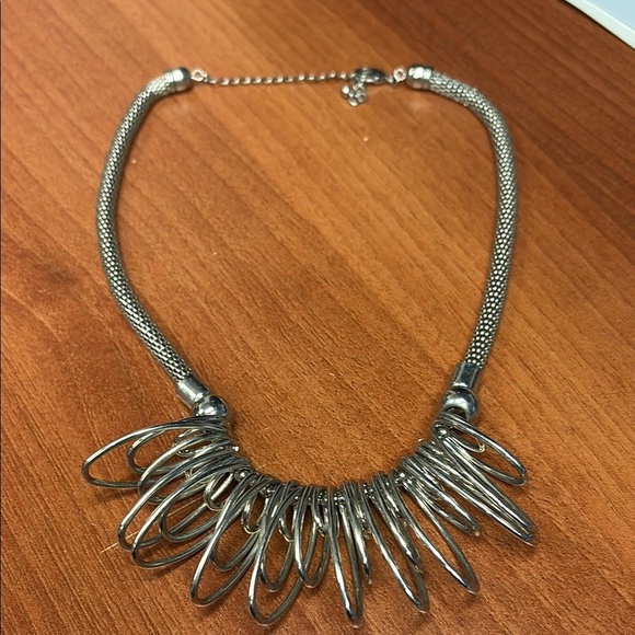 Marks & Spencer Silver Statement Necklace - Picture 1 of 3